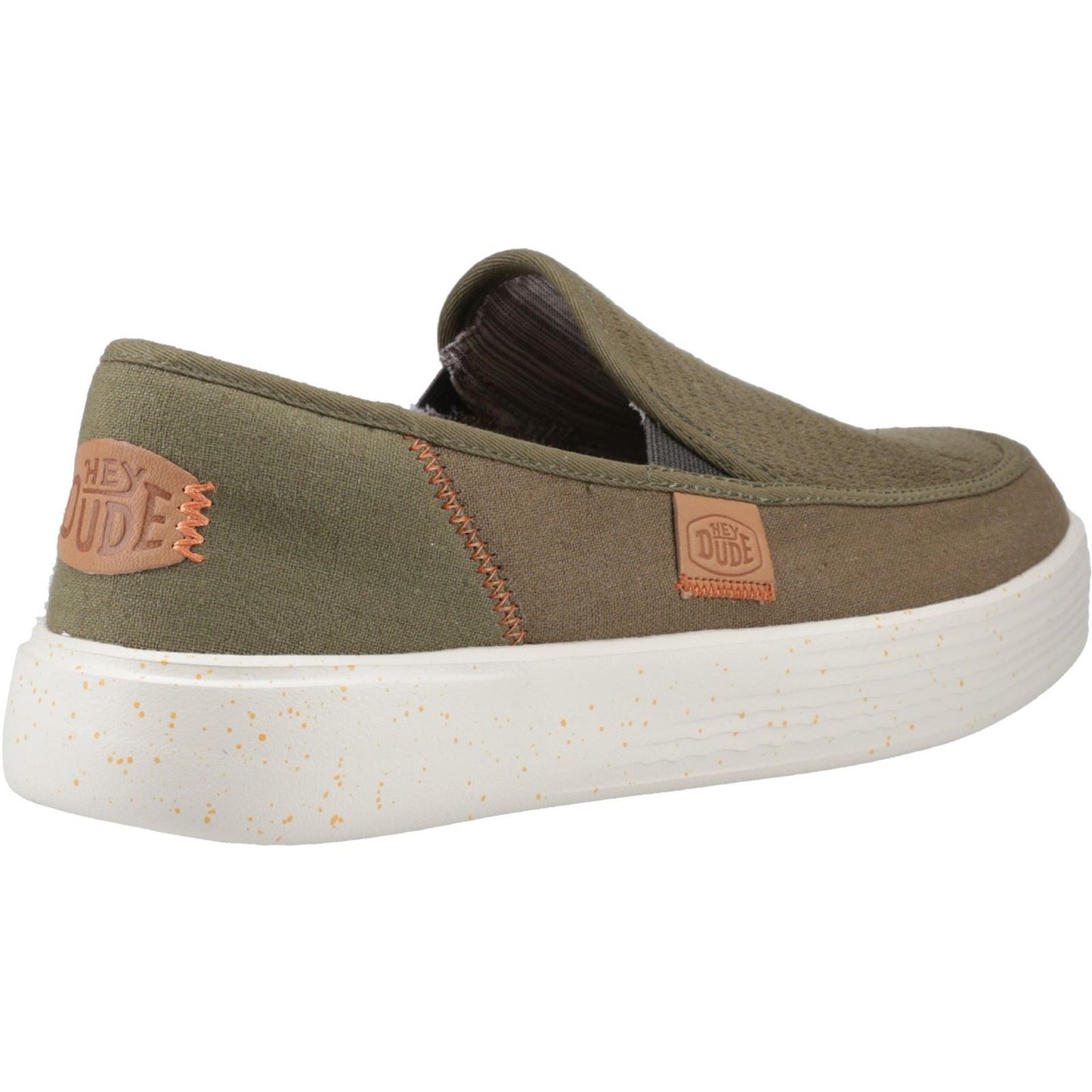 HEYDUDE Men's Sunapee Coastline Shoe in Olive