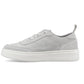 Hush Puppies Nesta Leather Women's Grey Standard Trainers