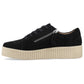 Hush Puppies Tara Suede Leather Women's Black Trainers