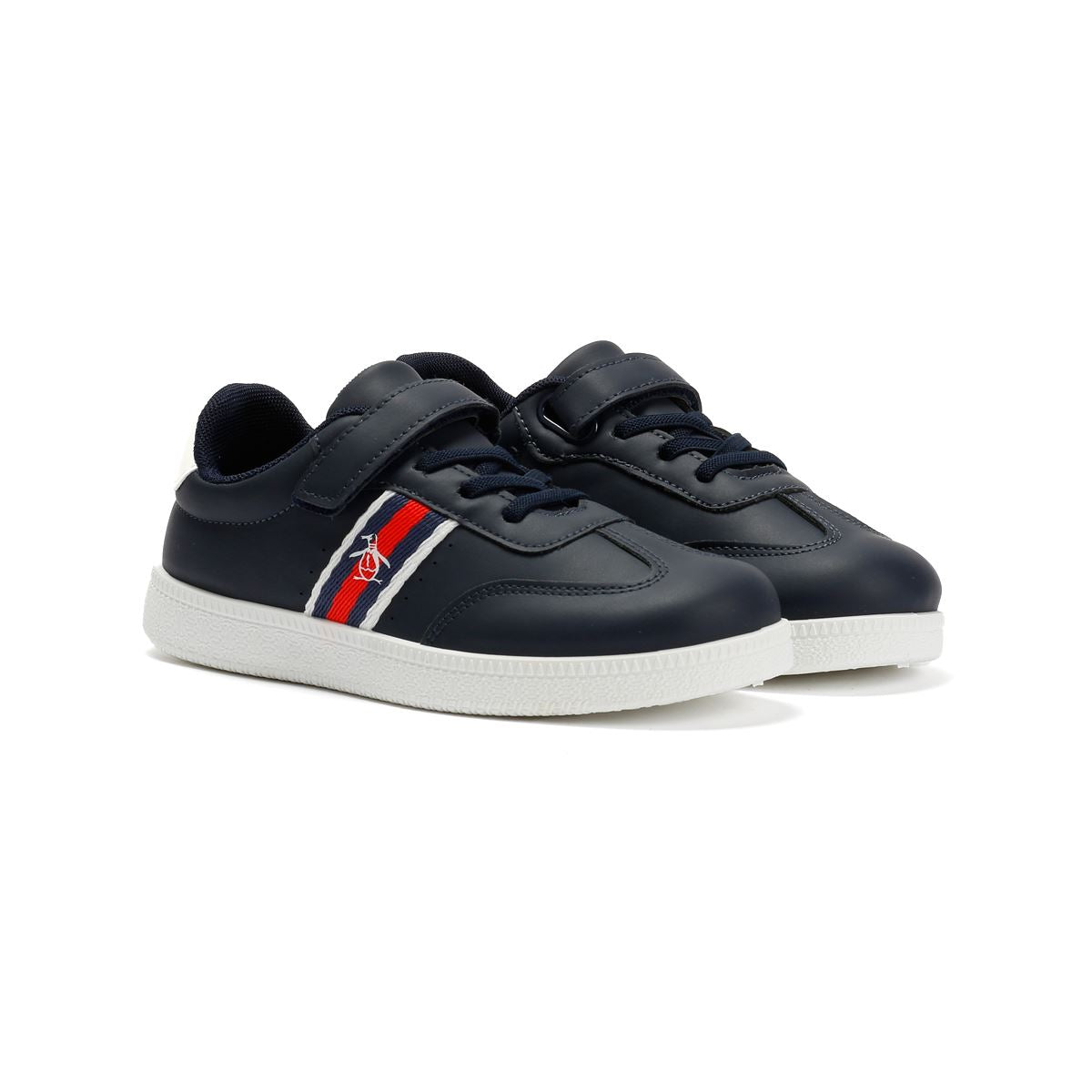 Penguin Junior Soop Navy/White Trainers