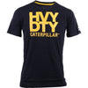 Caterpillar Heavy Duty Cotton Men's Black T-Shirt