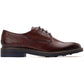 Base London Men's Mawley Chunky Derby Shoe in Burnt Brown