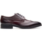 Base London Steeple Brogue Leather Men's Burnt Brown Brogues Shoes