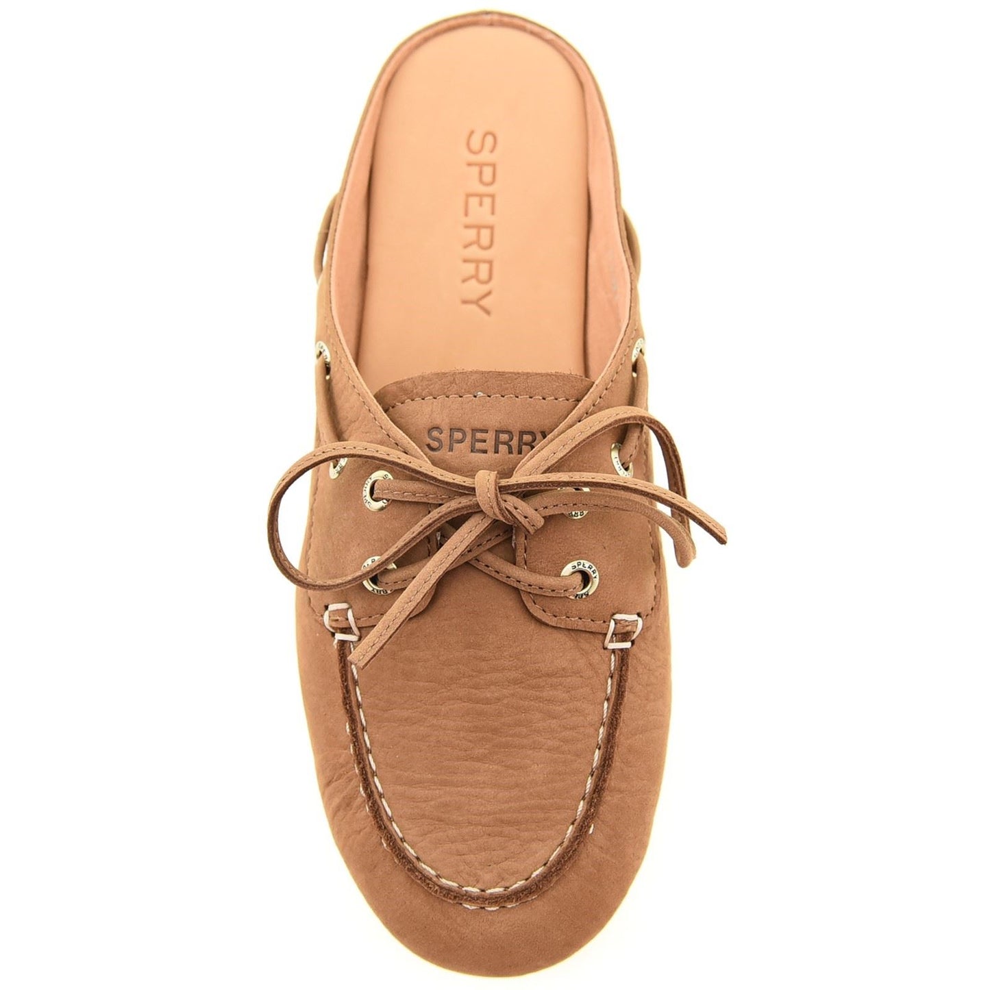 Sperry Slimboat Leather Women's Tan Mules