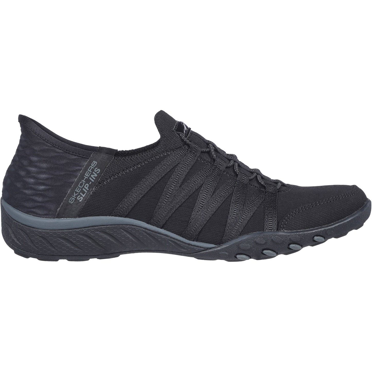 Skechers Women's Breathe-Easy - Roll-With-Me Shoe in Black