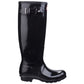 Hunter Women's Original Tall Gloss Wellington Boots in Black