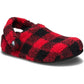 Crocs Classic Cozzzy Polyester Men's Varsity Red/Black Slippers