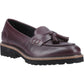 Hush Puppies Ginny Leather Women's Plum Wide Fit Loafers
