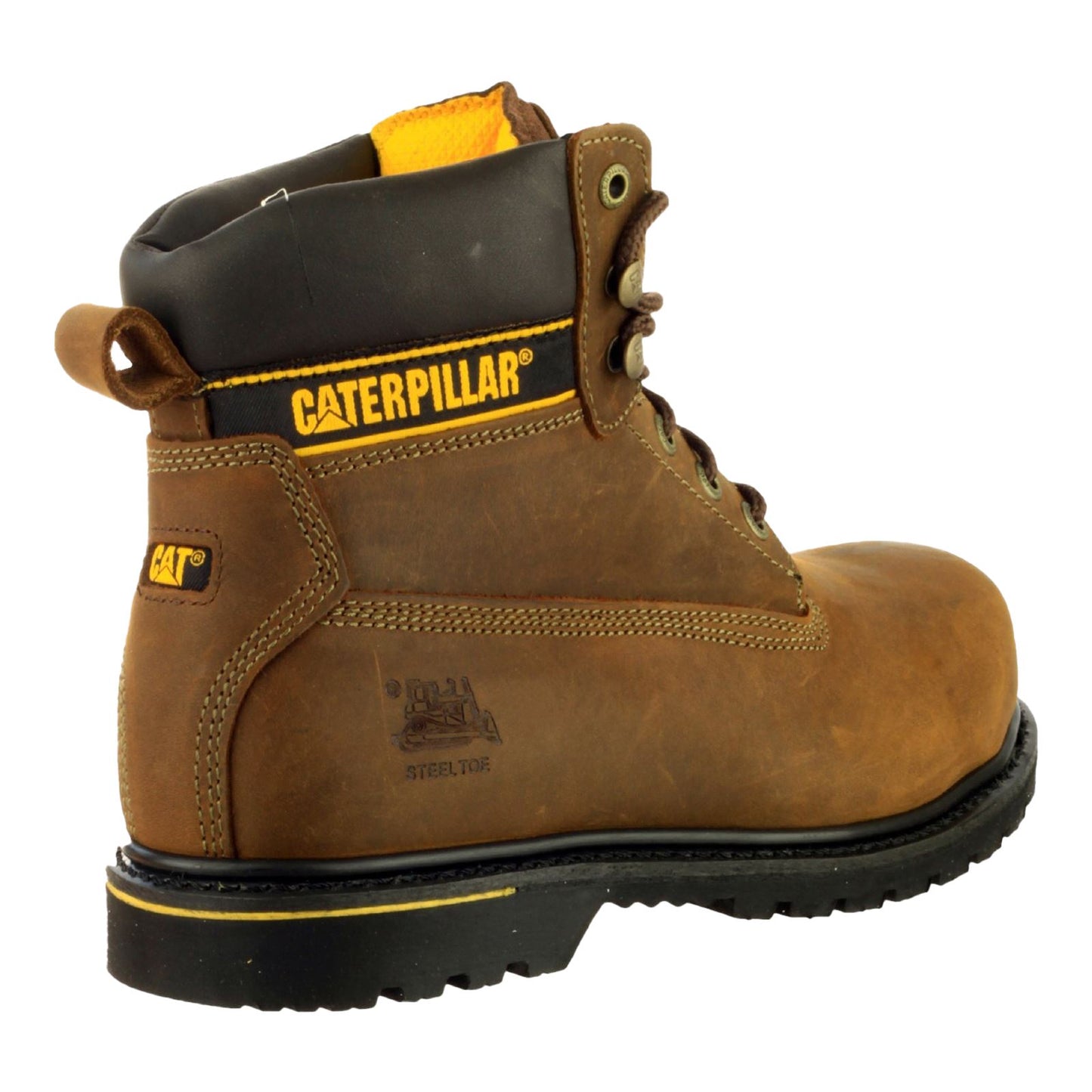 Caterpillar Men's Holton Safety Boot in Brown
