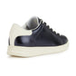 Geox Women's D Jaysen B Sneakers in Dark Jeans/Optic White