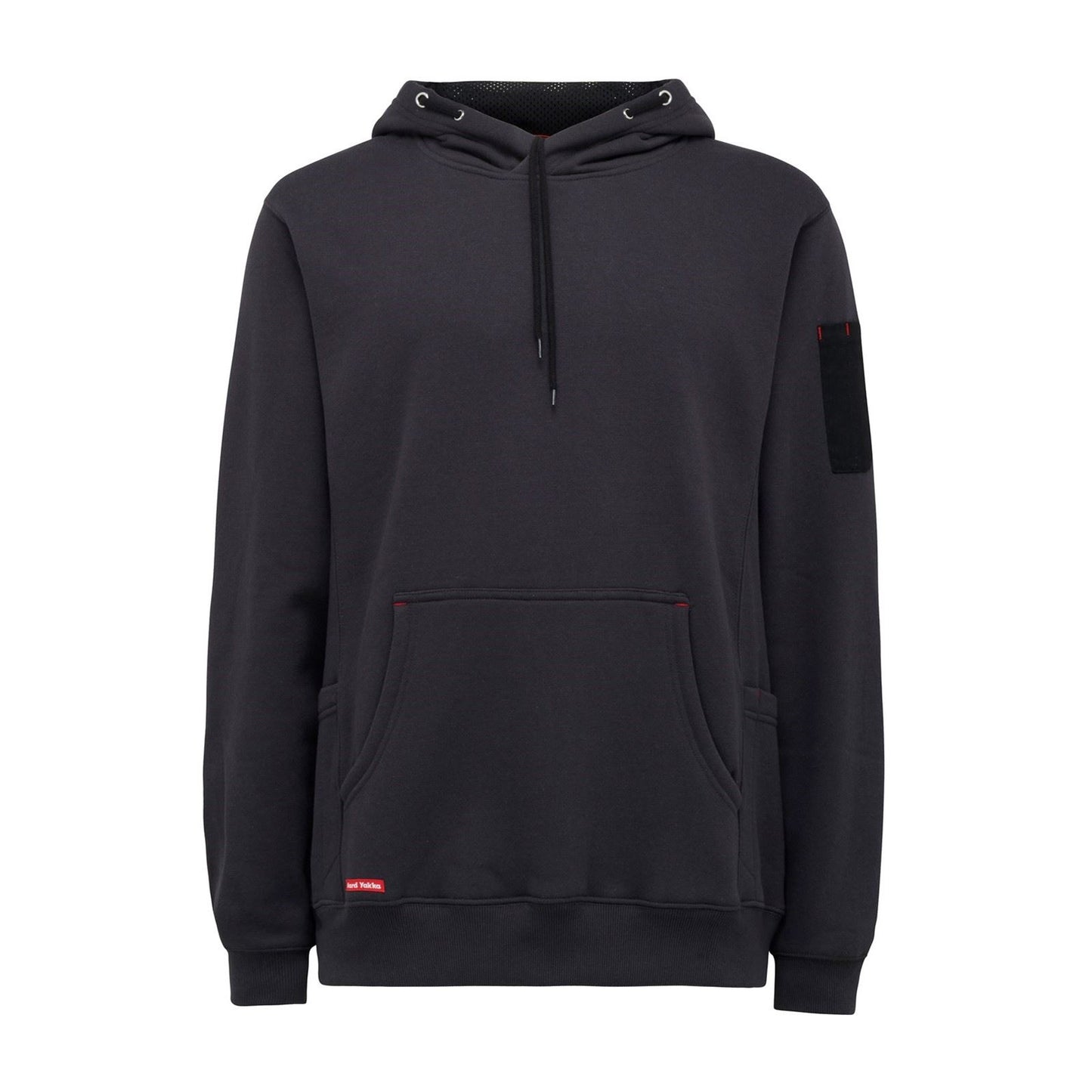 Hard Yakka Men's Brushed Fleece Hoodie in Grey Marle