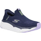 Skechers Women's Max Cushioning - Smooth Shoe in Navy/Lavender