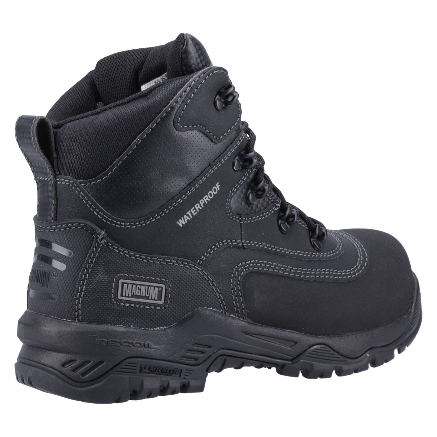 Magnum Unisex Broadside 6.0 CT CP WP Safety Boot in Black