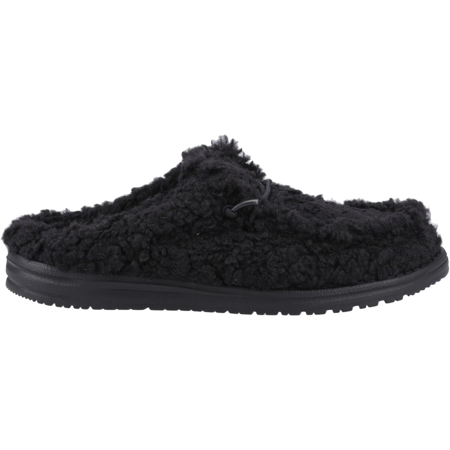 HEYDUDE Wally Polyester Men's Black/Black Mules