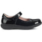 Geox J Naimara G.A Leather Girl's Black Patent Shoes