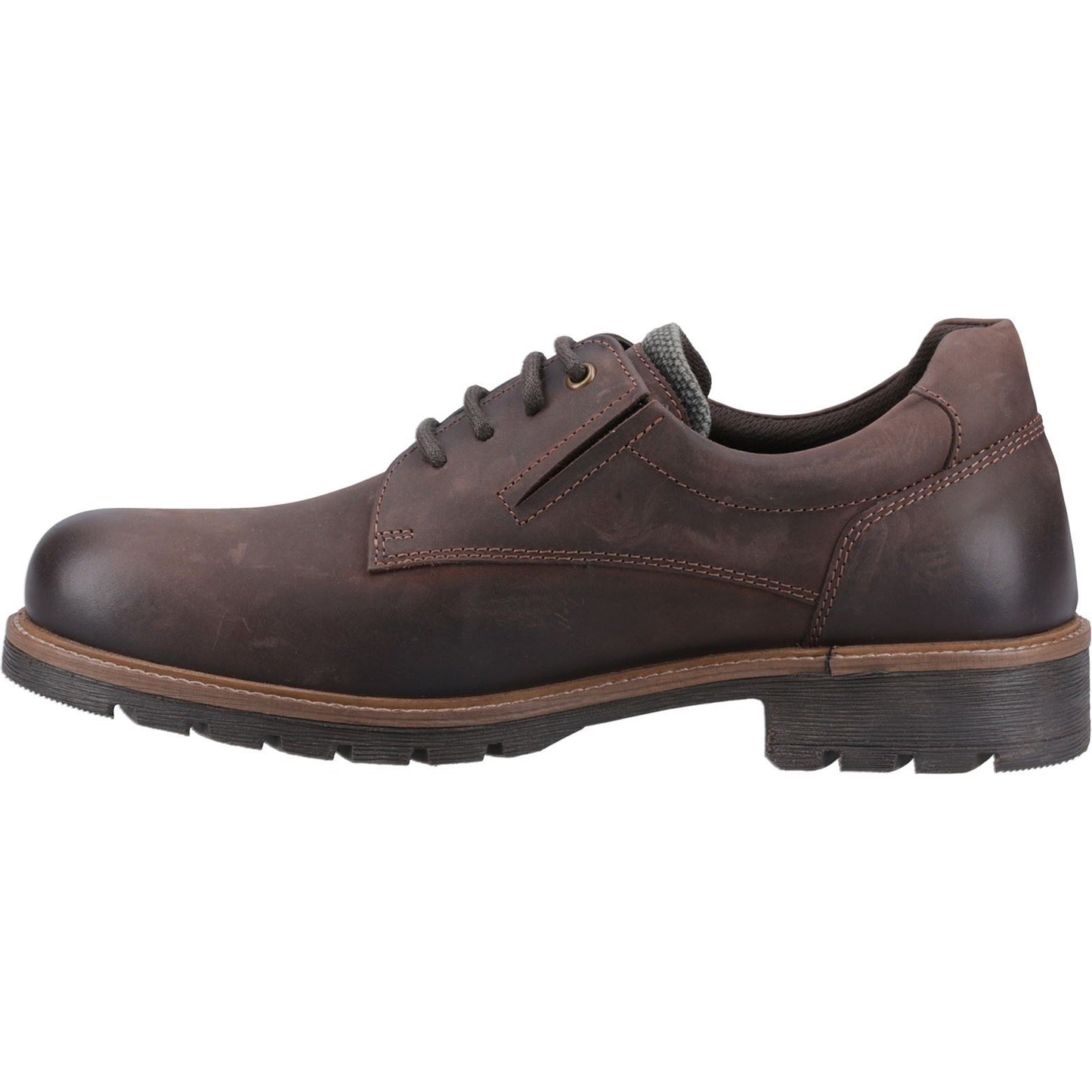Cotswold Ebrington Leather Men's Brown Lace-Up Shoes