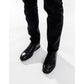 Base London Zammo Leather Men's Black Lace-Up Shoes