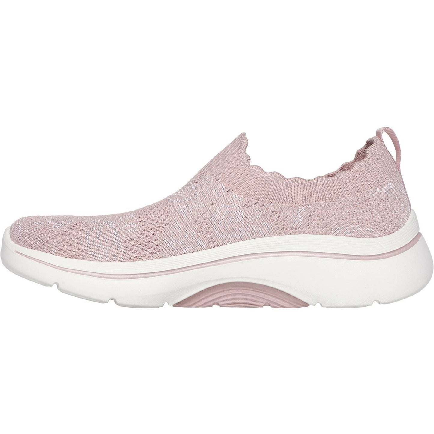 Skechers GO WALK Arch Fit 2.0 Rosa Linda Textile Women's Mauve Trainers