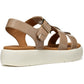 Geox D CAMALEI Synthetic Polyurethane Women's Caramel Sandals