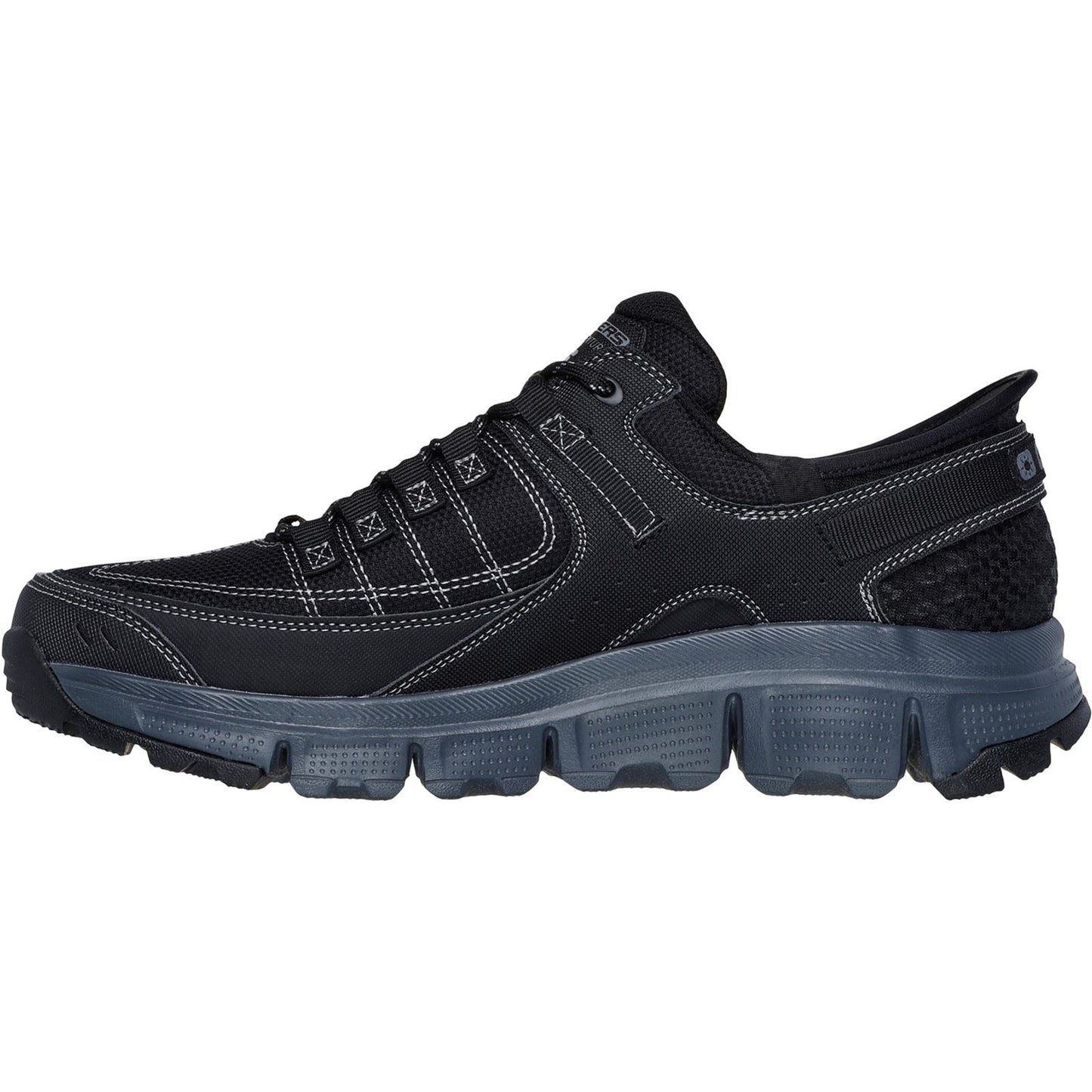 Skechers Men's Summits AT Hiking Shoes in Black/Charcoal