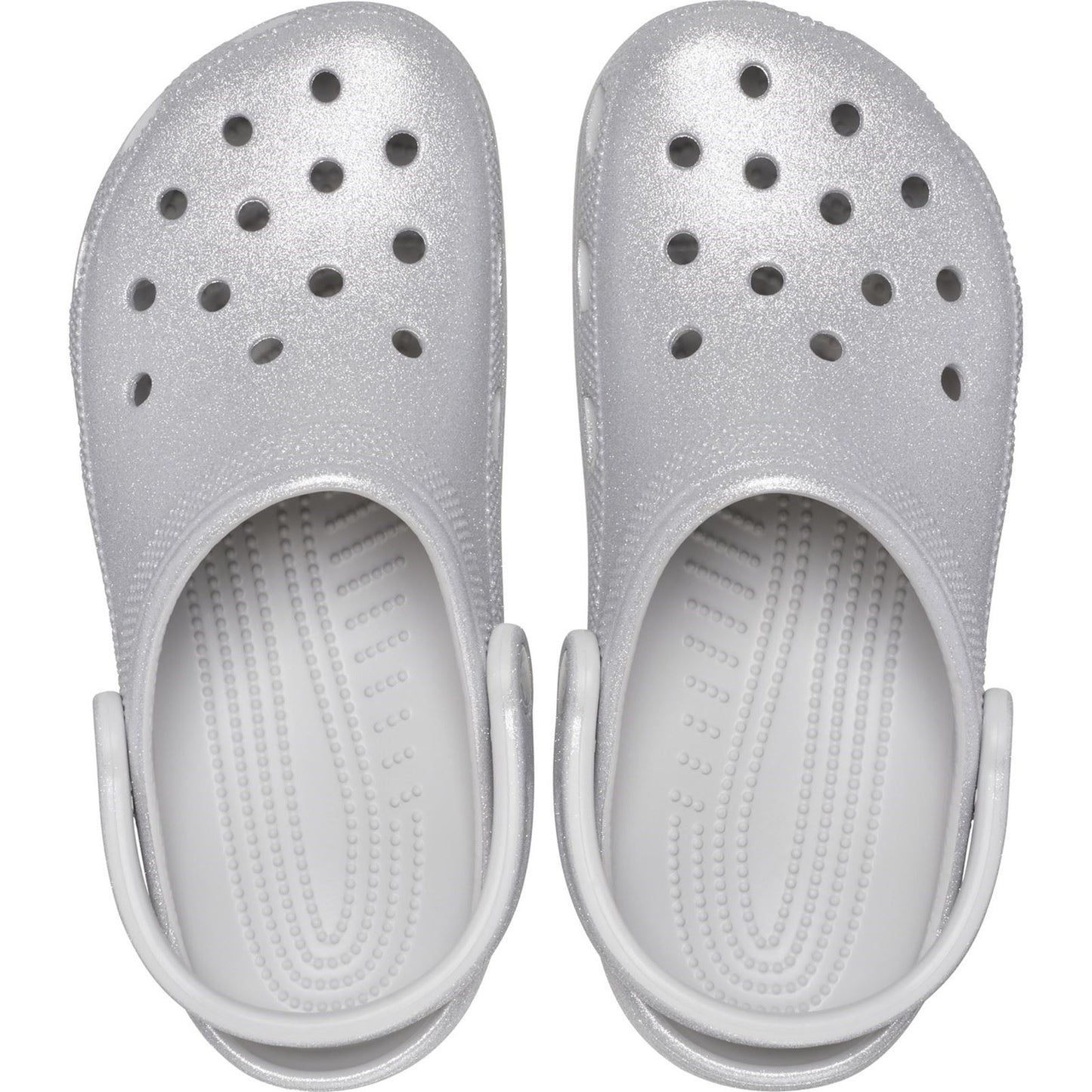 Crocs Unisex Classic Glitter Clog in Atmosphere