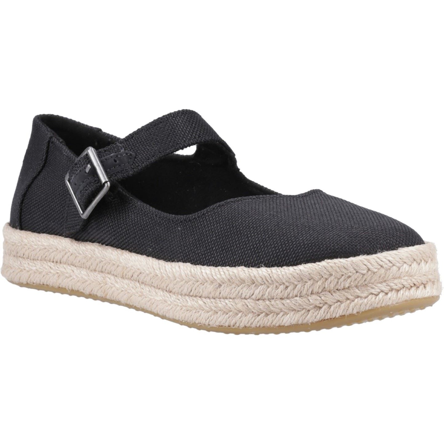 TOMS Women's Carolina Mary Jane Shoe in Black