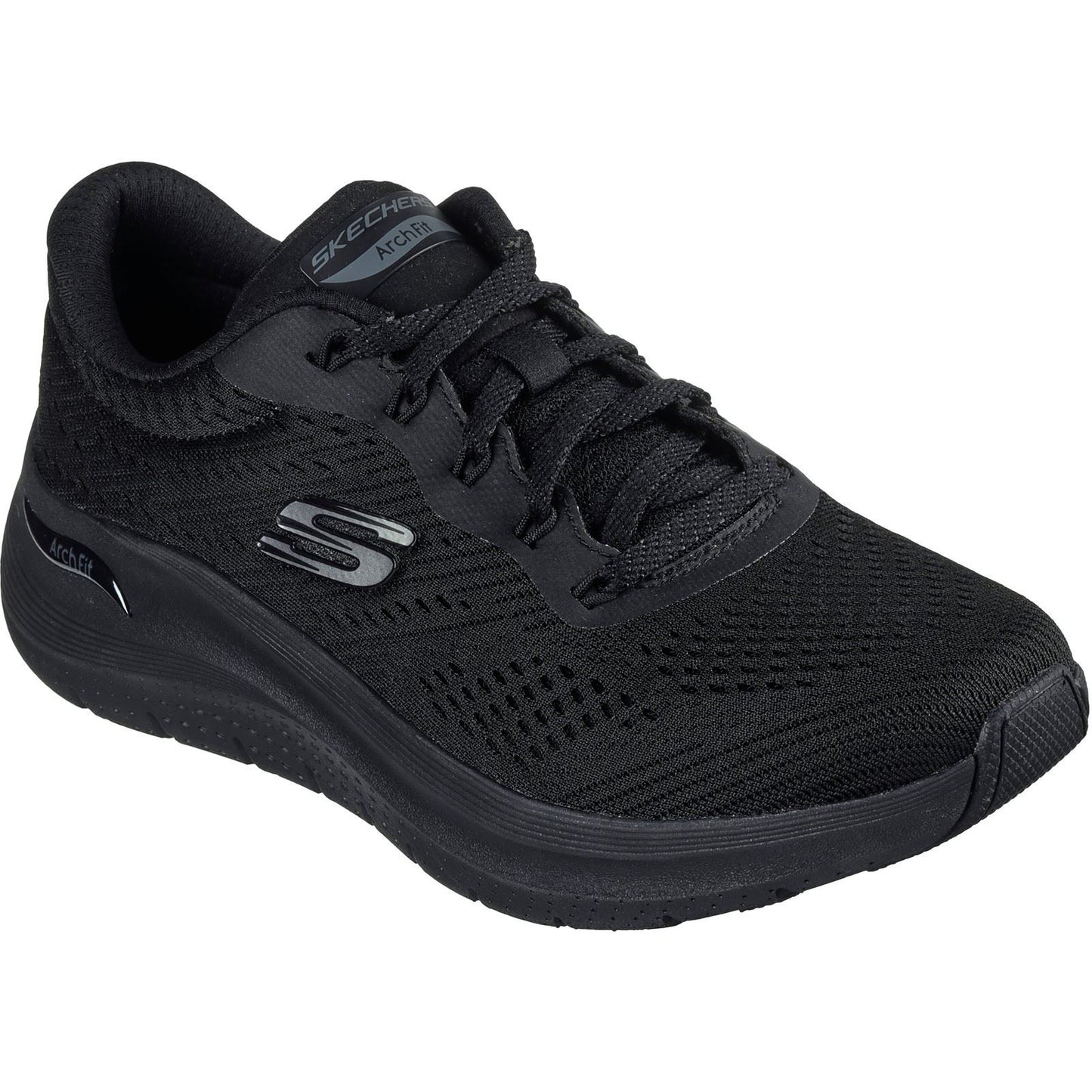 Skechers Arch Fit 2.0 Big League Polyester Women's Black Trainers