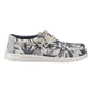 HEYDUDE Wally Palm Jute Jute Men's Egret/Cloud Blue Moccasins Shoes