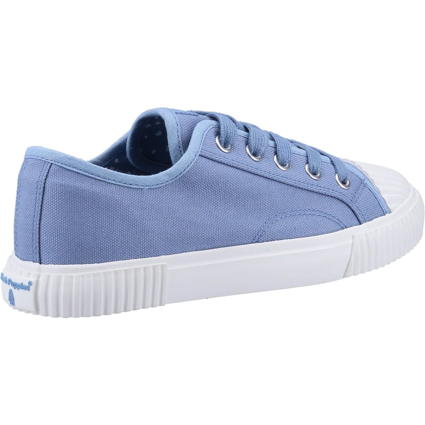 Hush Puppies Women's Brooke Canvas Trainer in Blue