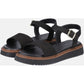 Hush Puppies Cassie Nubuck Women's Black Sandals