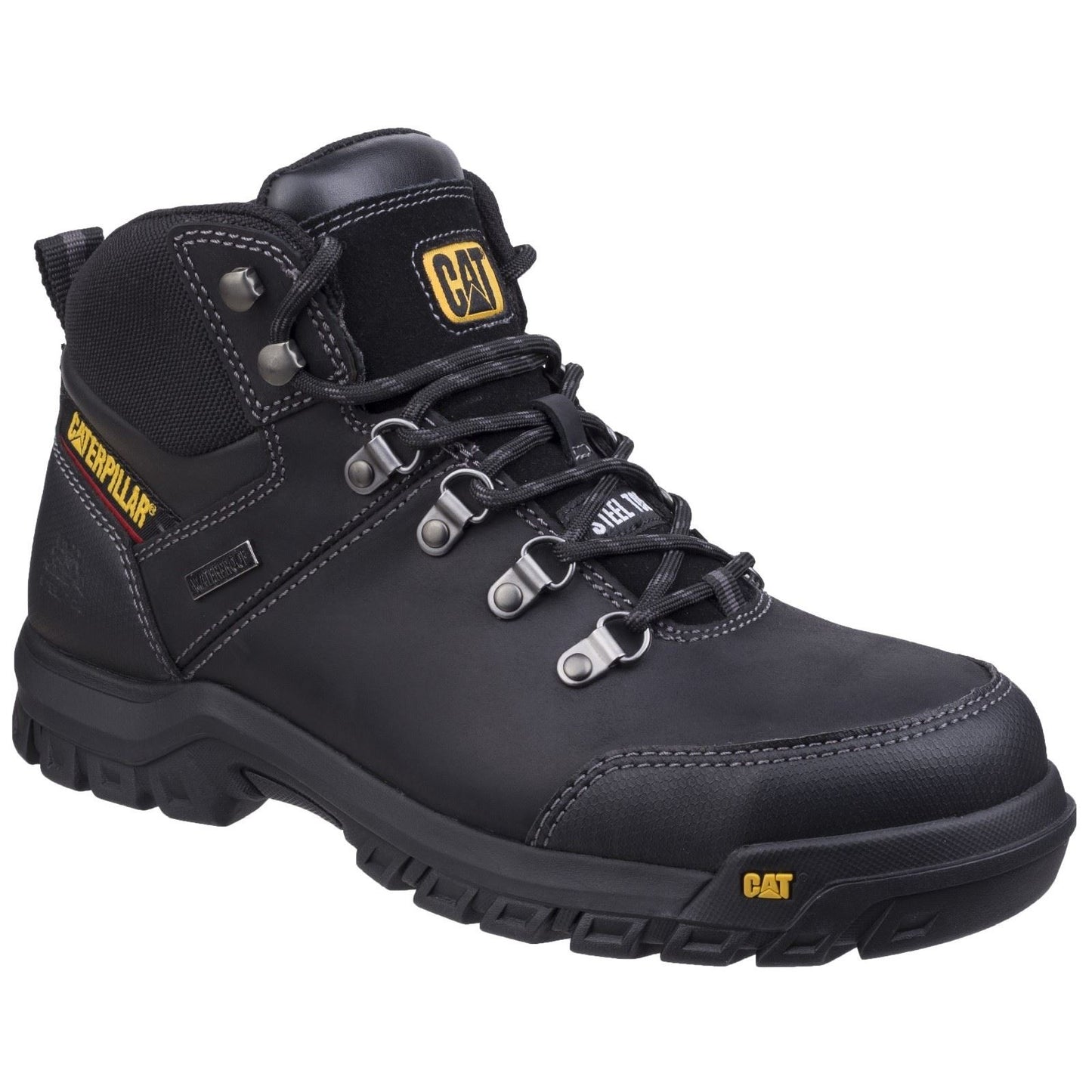 Caterpillar Men's Framework Safety Boot ST S3 WR HRO SRA in Black