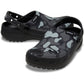 Crocs Classic Crafted Camo Textile Blend Men's Black Clogs