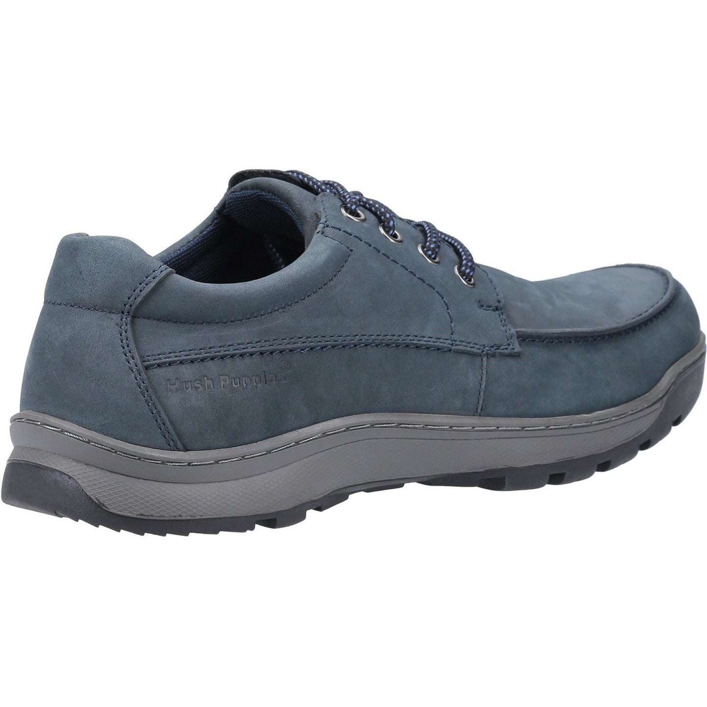 Hush Puppies Men's Tucker Lace Shoe in Navy Nubuck