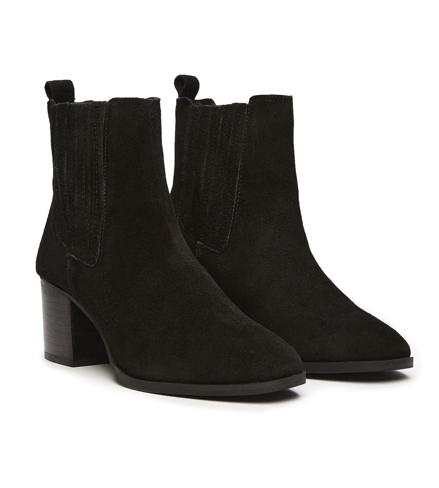Osprey London The Naples Suede Women's Black Boots