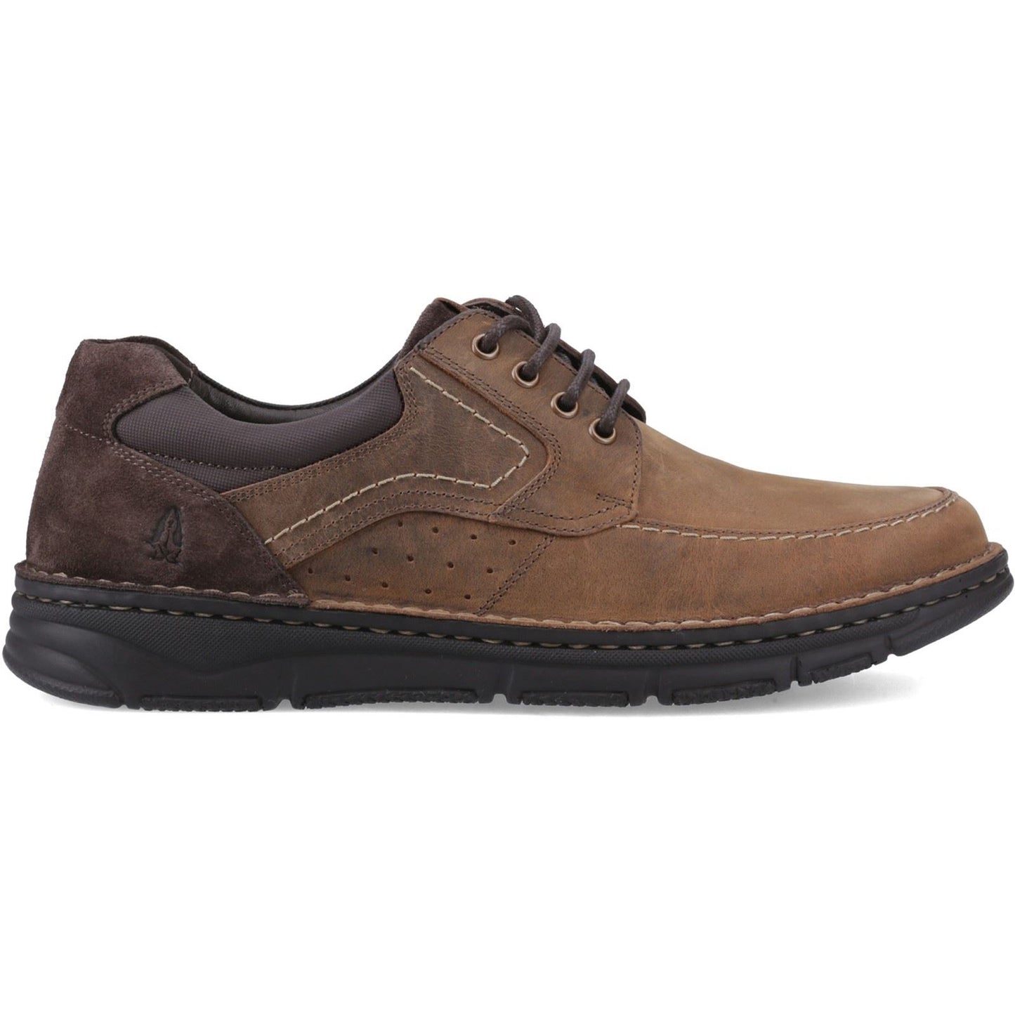 Hush Puppies Franklin Lace Up Shoe Leather Men's Tan Loafers