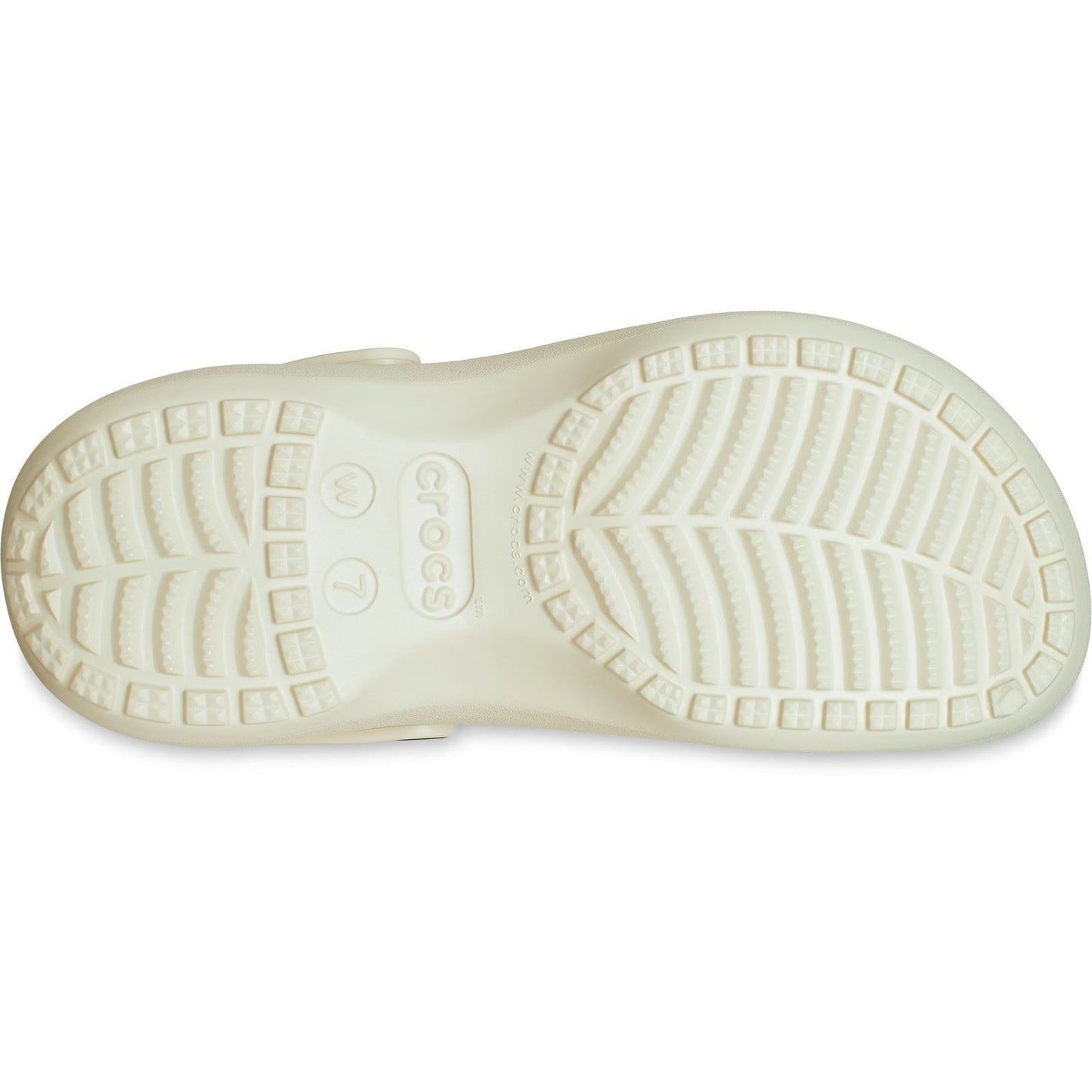 Crocs Women's Classic Platform Clog in Bone