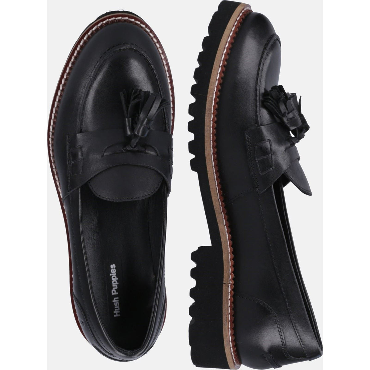 Hush Puppies Women's Ginny Loafer in Black