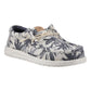 HEYDUDE Wally Palm Jute Jute Men's Egret/Cloud Blue Moccasins Shoes