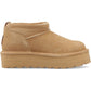 Bearpaw Retro Super Shorty Suede Women's Coffee Winter Ankle Boots