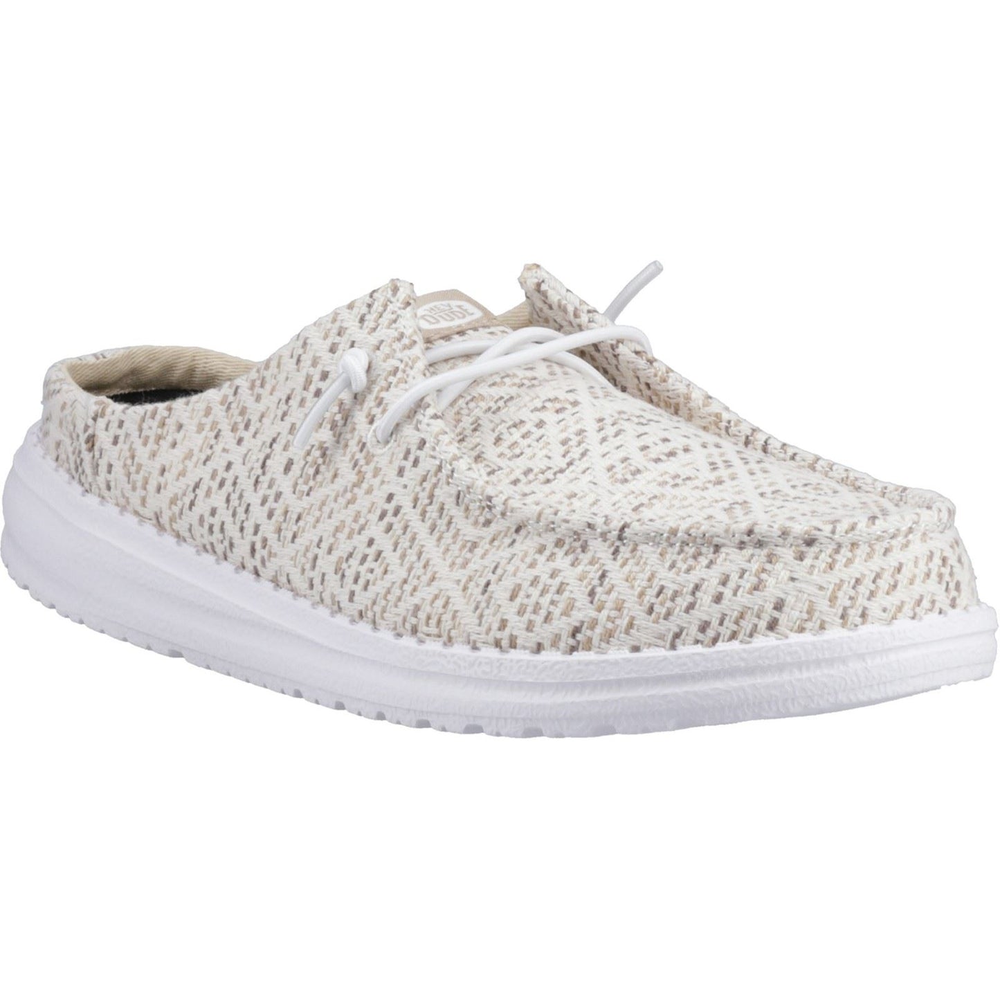 HEYDUDE Wendy Slip Surf Baja Polyester Blend Women's Tan/Multi Mules