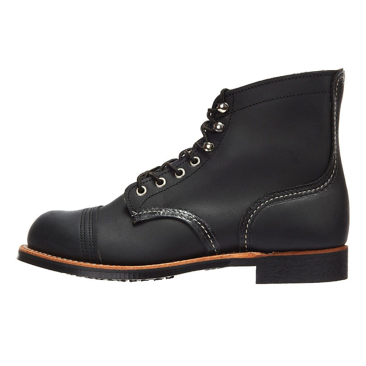 RED WING 8084 MENS IRON RANGER BLACK HARNESS LEATHER