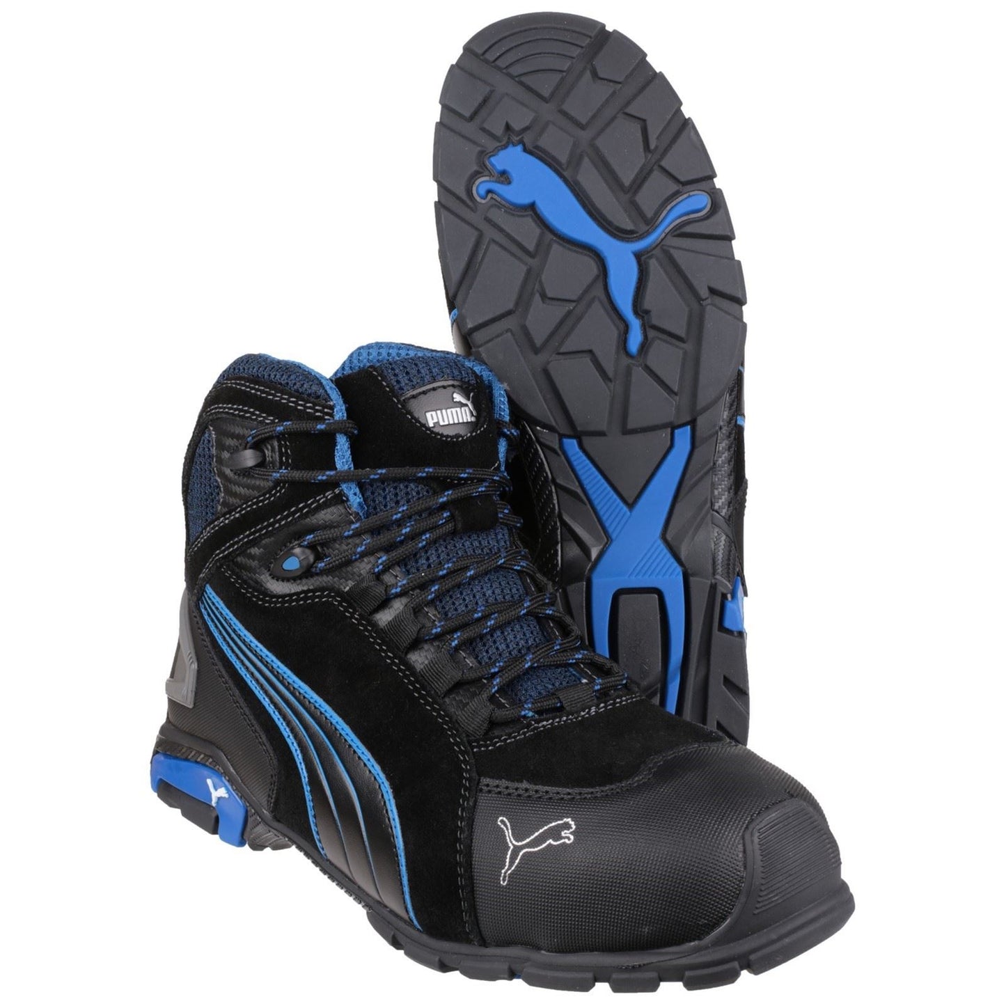 Puma Safety Men's Rio Mid Lace-up Safety Boot in Black