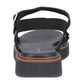 Hush Puppies Cassie Nubuck Women's Black Sandals