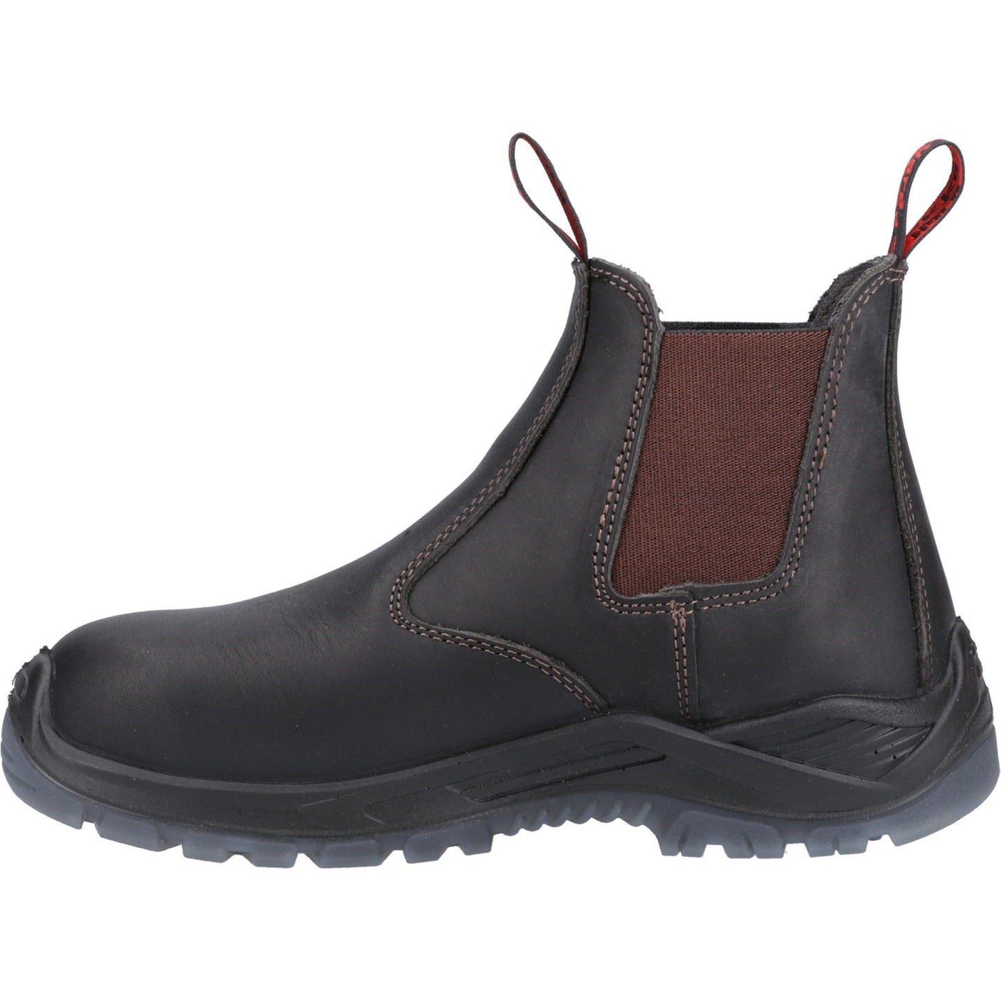 Hard Yakka Men's Banjo Elastic Gusset Safety Dealer in Brown
