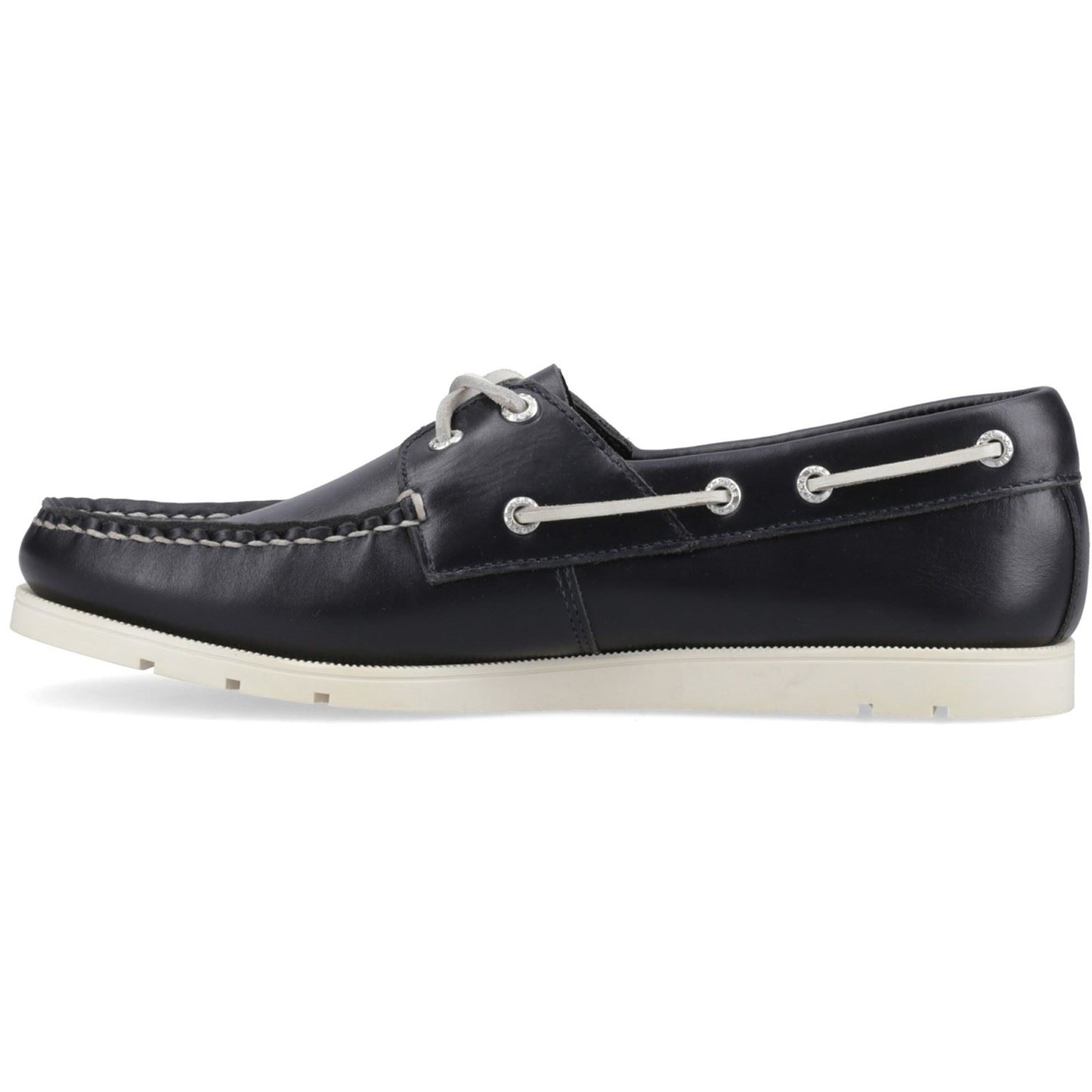 Sperry Oakland 2 Eye Boat Leather Men's Navy Boat Shoes