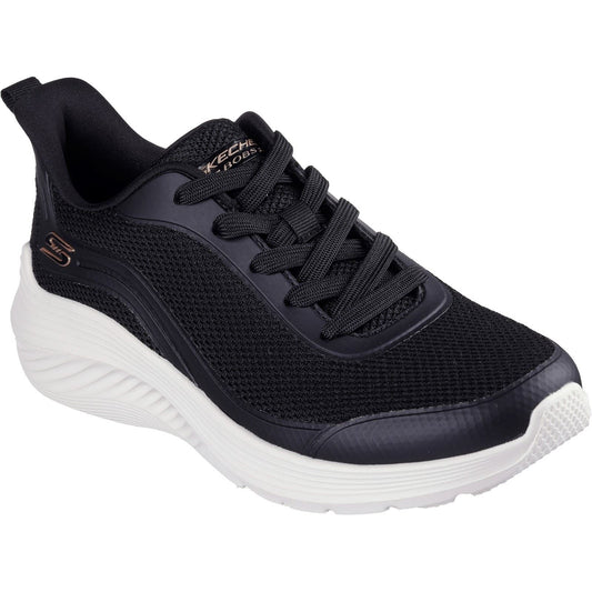 Skechers Women's Bobs Squad Waves Still Wading Trainers in Black