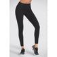 Skechers GOWALK FL HW Legging Nylon Women's Black Sports Leggings