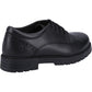 Hush Puppies Jayne Lace Up Leather Youth Black Lace-Up Shoes