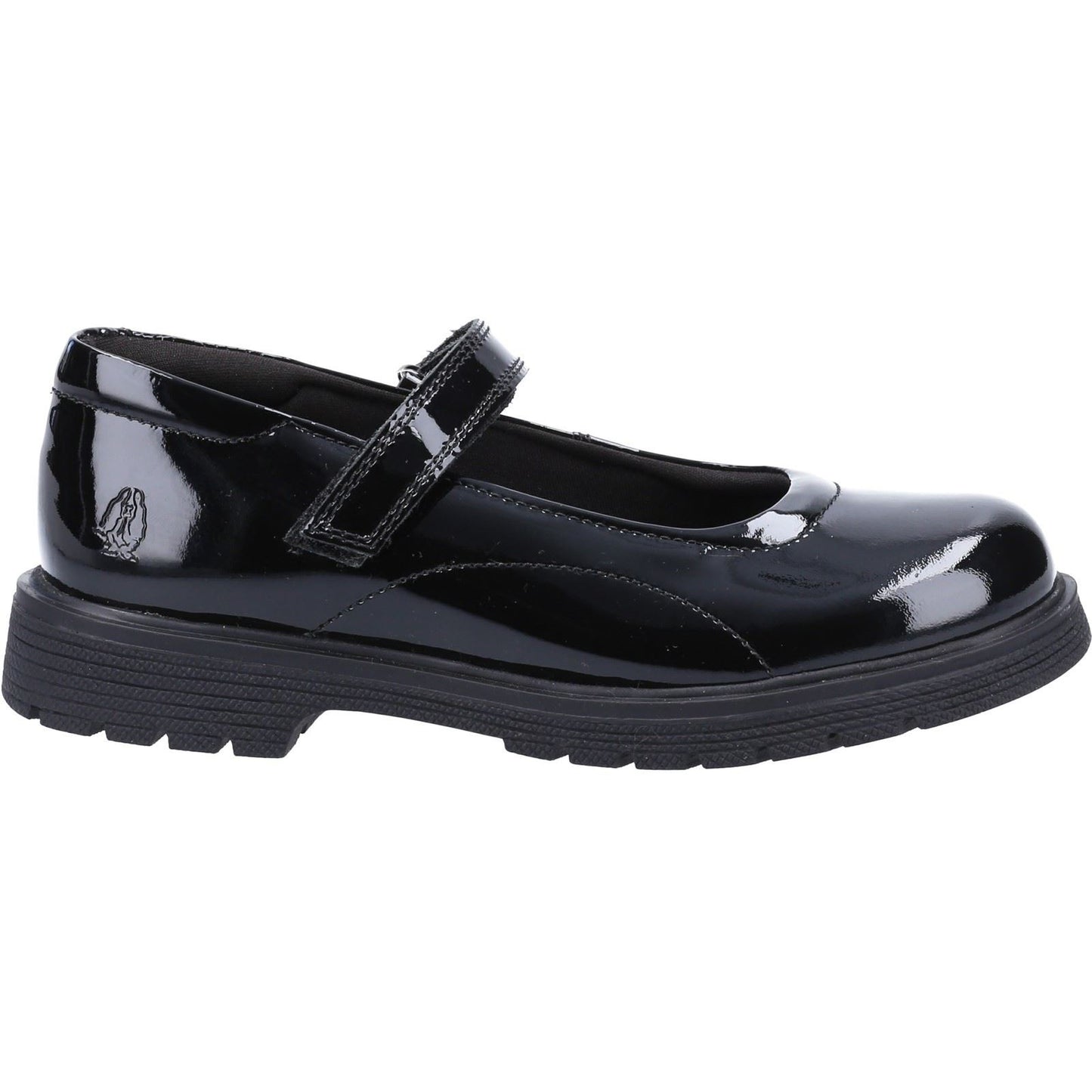 Hush Puppies Tally Patent Leather Youth Patent Black Shoes
