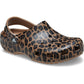Crocs Classic Animal Kid EVA Girl's Sepia/Leopard Casual Shoes - Clogs
